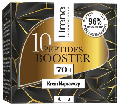 Крем для лица Lirene 10 Peptides Booster 70+ восстанавливающий 50 мл
