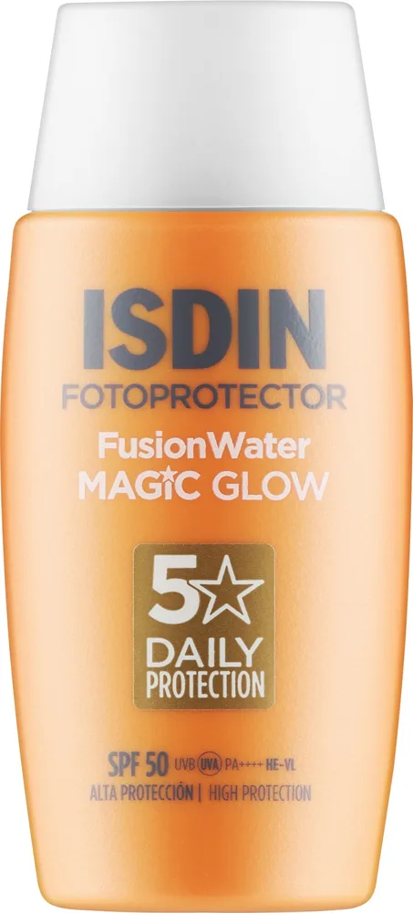 Крем солнцезащитный для лица Isdin Fusion Water Magic Glow SPF 50 сияние водостойкий 50 мл