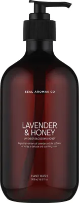 Мыло жидкое для рук Seal Aromas Lavender & Honey лаванда и мёд, 500 мл