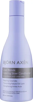 Кондиционер против жёлтых оттенков для светлых волос Bjorn Axen Cool Blonde Coloring Silver Conditioner, 250 мл