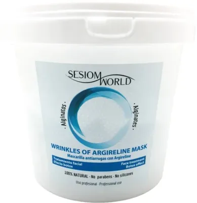 Альгинатная маска для лица с эффектом лифтинга и аргирелином Sesiom World Wrinkles Of Argireline Mask