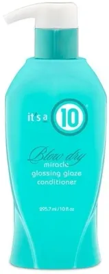 Придающий блеск кондиционер для укладки феном It's a 10 Miracle Blow Dry Glossing Glaze Conditioner, 295.7 мл