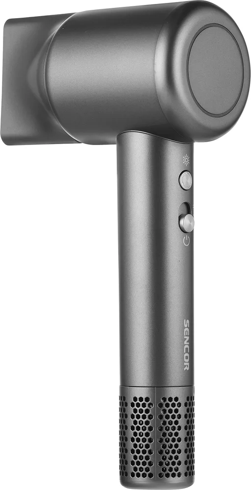 Фен Sencor SHD 8510SL серый, мотор BLDC, 4 температуры, магнитная насадка