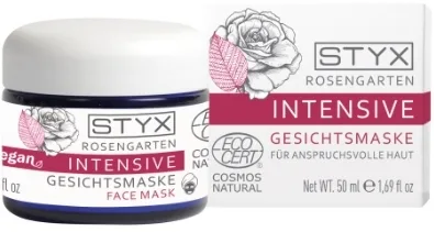 Восстанавливающая маска для лица, шеи и декольте Styx Naturcosmetic Rosengarten с маслом дамасской розы, 50 мл