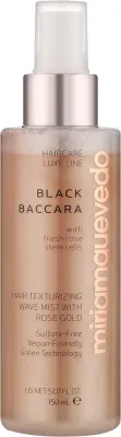 Текстурирующий спрей для волос с розовым золотом Miriam Quevedo Black Baccara Wave Mist, 150 мл