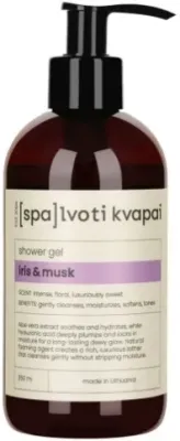Гель для душа Spalvoti Kvapai Iris & Musk с алоэ вера