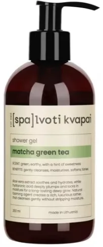 Гель для душа Spalvoti Kvapai Matcha Green Tea с гиалуроновой кислотой, 250 мл