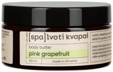 Масло-баттер для тела Spalvoti Kvapai Pink Grapefruit питательное с маслами какао и ши