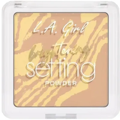 Прессованная фиксирующая пудра L.A. Girl Brightening Setting Powder сияющая, 8 г