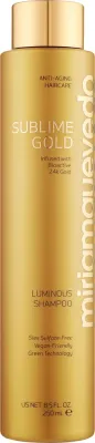 Шампунь Miriam Quevedo Sublime Gold регенерирующий, с золотом и арганой, 250 мл