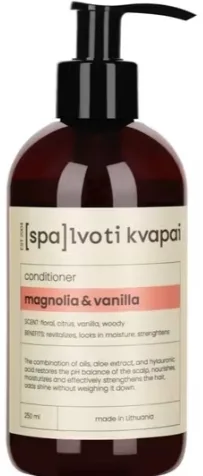 Увлажняющий кондиционер для волос «Магнолия и ваниль» Spalvoti Kvapai Conditioner Magnolia & Vanilla, 250 мл