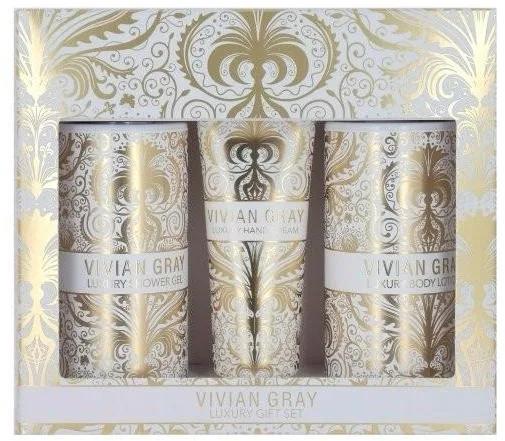 Набор для тела Vivian Gray Romance гель для душа лосьон для тела и крем для рук с маслом ши 250+250+75 мл