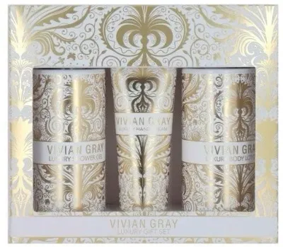 Набор для тела Vivian Gray Romance гель для душа лосьон для тела и крем для рук с маслом ши 250+250+75 мл