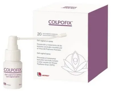 Гель Colpofix вагинальный спрей с поликарбофилом и 20 аппликаторов 20 мл