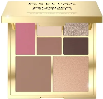 Eveline Cosmetics Paleta do makijażu twarzy - Палетка для макияжа глаз и лица Eveline Wonder Match Eye And Face Contouring Palette