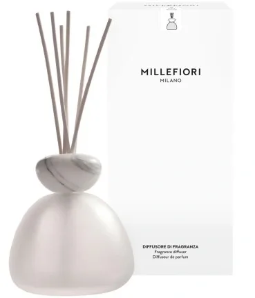 Флакон для аромадиффузора Millefiori Milano Air Design Marble Glass матовый с белым