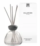 Флакон для аромадиффузора Millefiori Milano Air Design Marble Glass прозрачный с серым — фото 1