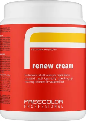 Маска для волос Oyster Cosmetics Freecolor Renew Cream восстанавливающая, для сухих и повреждённых волос, 1000 мл