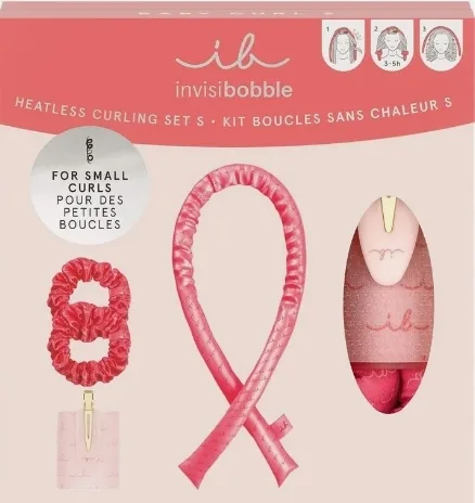 Набор для волос Invisibobble S Premium Baby Curl лента для завивки дополнительные резинки ролик для челки и зажим