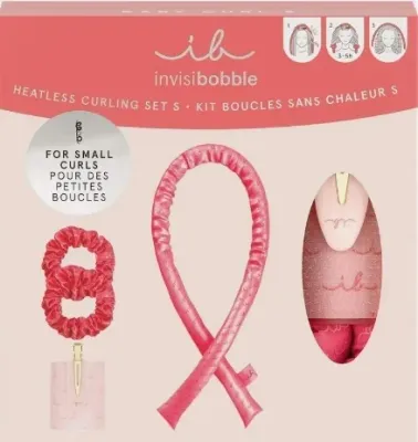 Набор для волос Invisibobble S Premium Baby Curl лента для завивки дополнительные резинки ролик для челки и зажим