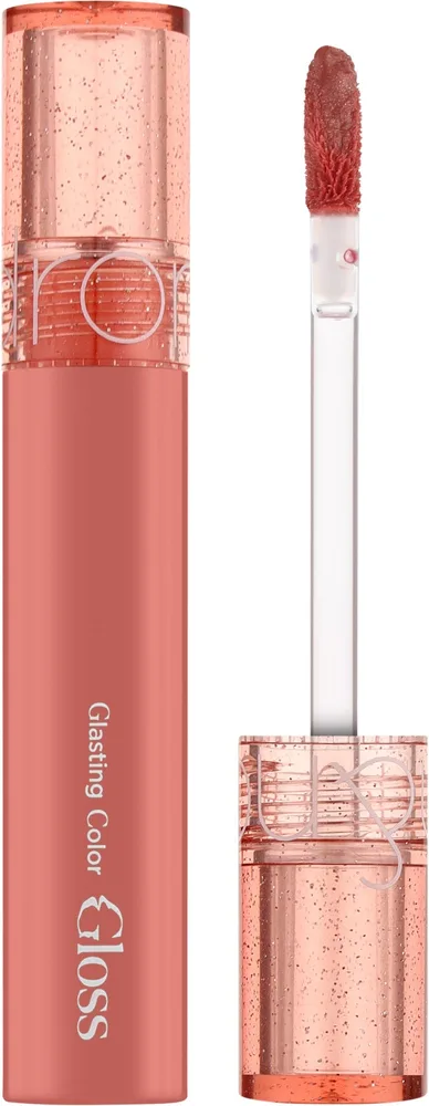 Блеск для губ Rom&nd Glasting Color Gloss, оттенок 09 - Peach Sparkle