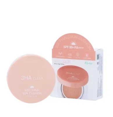 Кушон солнцезащитный Esfolio 3HA Clear Soothing Sun Cushion для лица, SPF50+ PA+++, 15 г