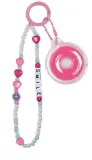 Набор Pupa Happy Charms Rosa блеск для губ 0.4 мл и сумочка-брелок розового, оттенок Dream Rosa — фото 3