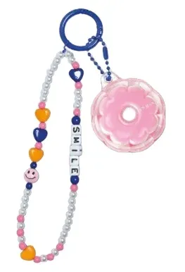 Набор Pupa Happy Charms Blu блеск для губ 0.4 мл и сумочка-брелок синего