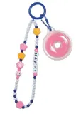 Набор Pupa Happy Charms Blu блеск для губ 0.4 мл и сумочка-брелок синего, оттенок Smile Blu — фото 3