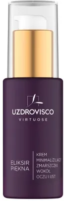 Крем-эликсир для области вокруг глаз и губ Uzdrovisco Virtuose Beauty с маслом ши экстрактом овса и бузины для зрелой кожи 30 мл