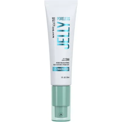 Maybelline New York Baza pod makijaż maskująca pory i nawilżająca skórę do 24 godzin - База под макияж Maybelline Poreless Jelly Blurring