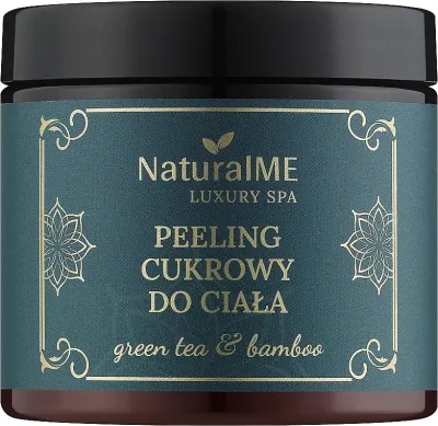 NaturalME NaturalME Luxury SPA Body Scrub - Сахарный скраб для тела Luxury SPA НатуралМи, зелёный чай и бамбук, 200 мл