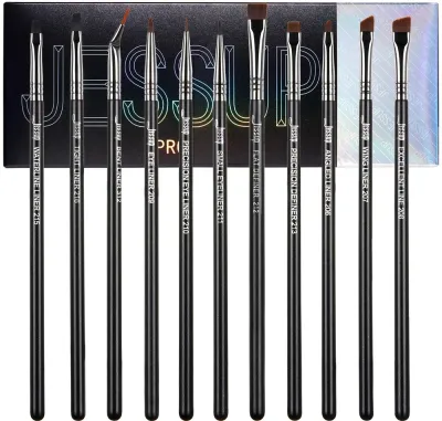 Набор кистей для макияжа глаз Jessup Pro Eyeliner Brush T324 из 11 предметов