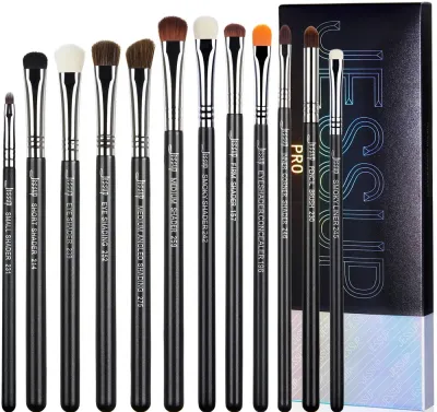 Набор кистей для макияжа глаз Jessup Pro Eyeshadow Brushes T339 из 12 предметов