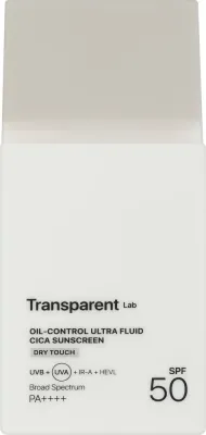 Крем для лица солнцезащитный Transparent Lab Oil-Control Cica SPF50+ матирующий 100 мл