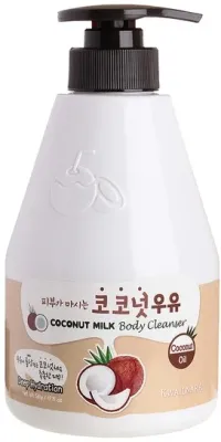 Гель для душа Welcos Kwailnara Coconut Milk с ароматом кокосового молочка, 560 мл