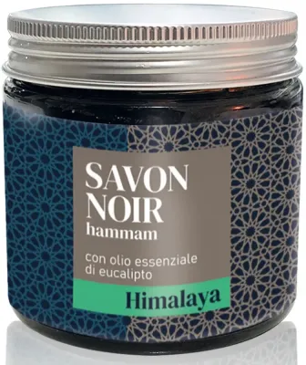 Мыло чёрное для тела Himalaya dal 1989 Savon Noir с эвкалиптом, 200 г