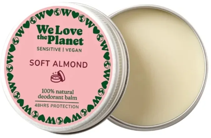 Натуральный крем-дезодорант We Love The Planet Soft Almond для тела