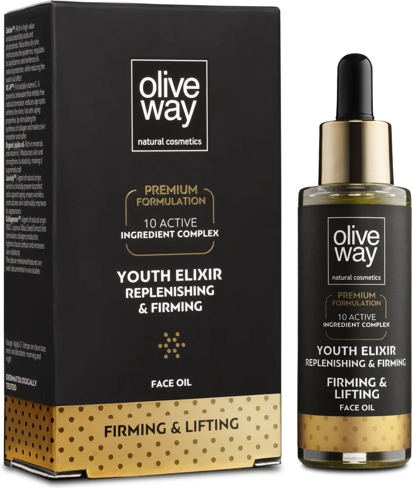 Масло для лица OliveWay Youth Elixir восстанавливающее с жожоба и миндалем 30 мл