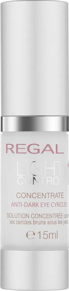 Концентрат для области вокруг глаз Regal Light Control с пептидами пантенолом и маслом зародышей пшеницы для выравнивания тона 15 мл