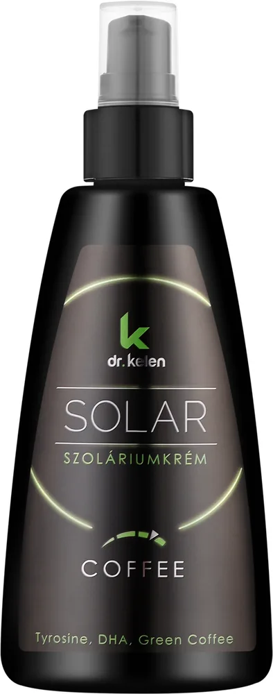 Крем для солярия Dr.Kelen Solar Coffee тирозин зелёный кофе DHA 150 мл