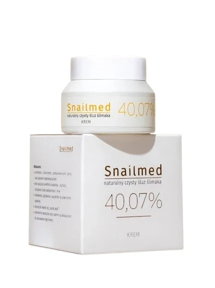 Крем для лица Snailmed White Pearl с муцином улитки 40% 50 мл