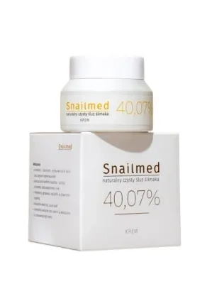 Крем для лица Snailmed White Pearl с муцином улитки 40% 50 мл