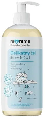 Гель для мытья волос и тела Momme Mother & Baby Natural Care 2 в 1, 400 мл