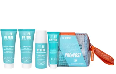 Набор для тела Fit.Fe By Fede Pre & Post гель дезодорант лосьон и восстанавливающий бальзам с арникой для тренировок