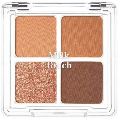 Палетка теней для век Milk Touch Be My First Eye Palette четыре оттенка, высокопигментированная, 7,6 г