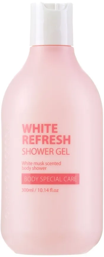 Увлажняющий гель для душа Hello, Morning White Refresh с ароматом белого мускуса, 300 мл