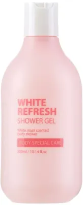 Увлажняющий гель для душа Hello, Morning White Refresh с ароматом белого мускуса, 300 мл