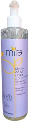 Мыло для рук и тела Mira с экстрактом янтаря, 300 мл