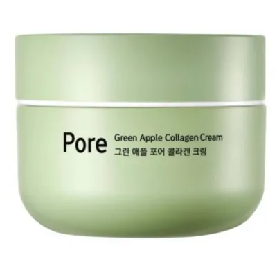 Крем для лица Milk Touch Green Apple Pore Collagen с коллагеном 50 мл